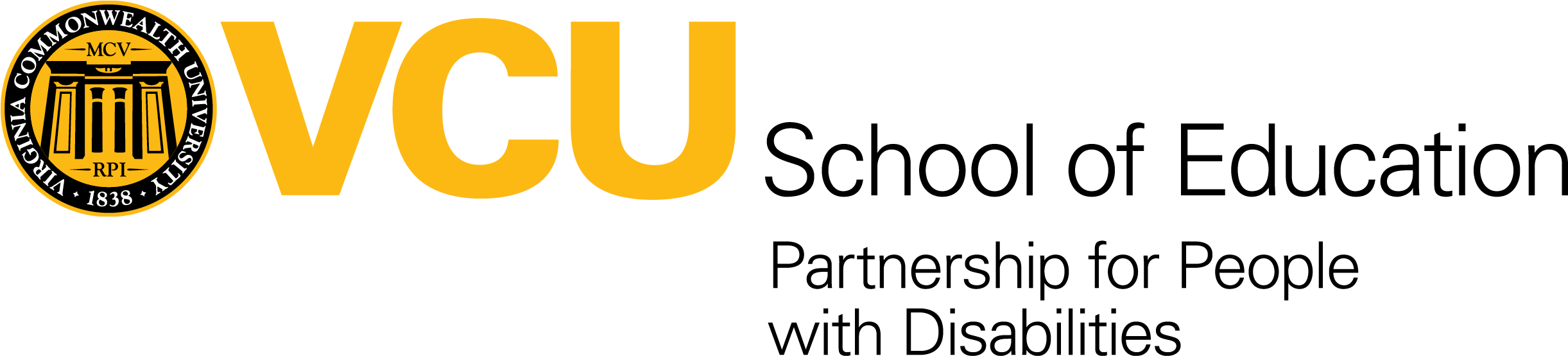 Logo for thePartnership for People with Disabilities in the VCU School of Education