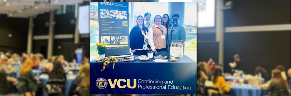 Group staying in round table at a conference