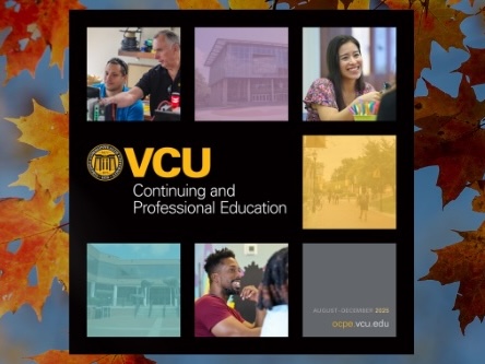 Graphic of the 2025 fall course catalog